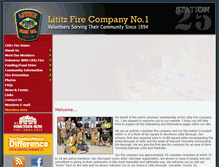 Tablet Screenshot of lititzfire.org